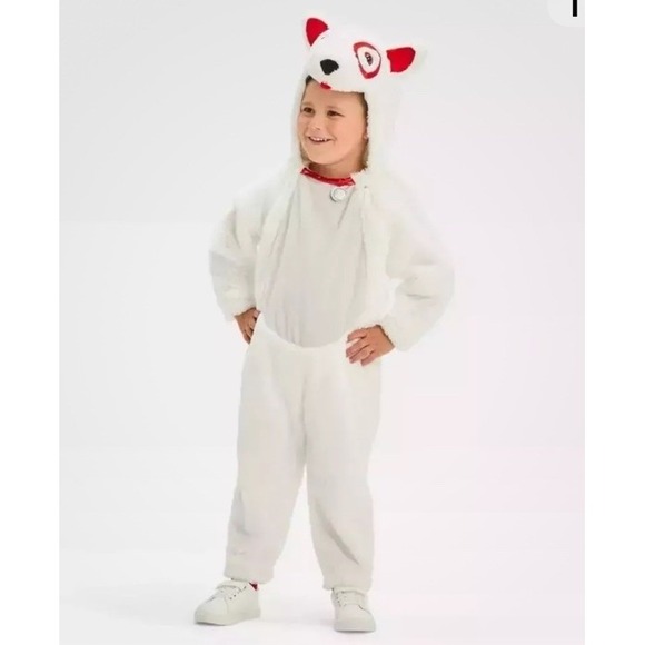 Other - Toddler Hyde & EEK Target BULLSEYE Dog Halloween Costume Jumpsuit Size 2T-3T NWT
